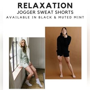 Zyia Muted Mint Relaxation Shorts